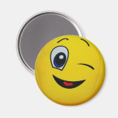 Yellow Face Magnet (Vorderseite/Rückseite)