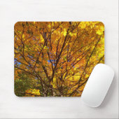 Yellow Fall Foliage Mousepad (Mit Mouse)