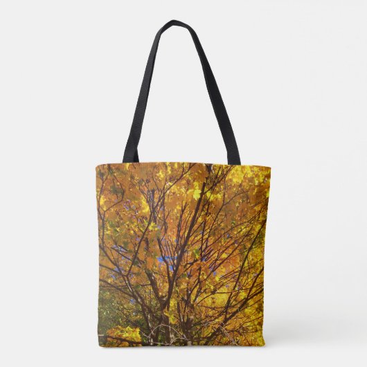 Yellow Fall Foliage Tasche (Rückseite)