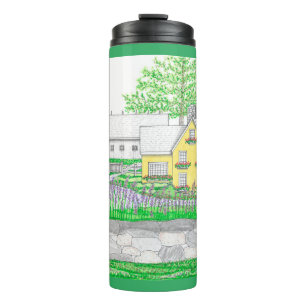 Yellow Farmhouse Thermal Tumbler Thermosbecher