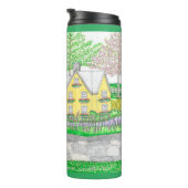 Yellow Farmhouse Thermal Tumbler Thermosbecher (Nach rechts gedreht)