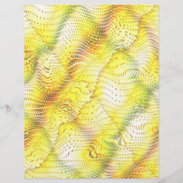 Yellow Faux Snakeskin Bulk Scrapbook Paper Pages Flyer