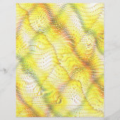 Yellow Faux Snakeskin Bulk Scrapbook Paper Pages Flyer (Hinten)