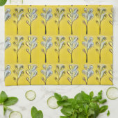 Yellow Fern Kitchen Towel Geschirrtuch (Gefaltet)