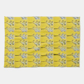 Yellow Fern Kitchen Towel Geschirrtuch (Horizontal)