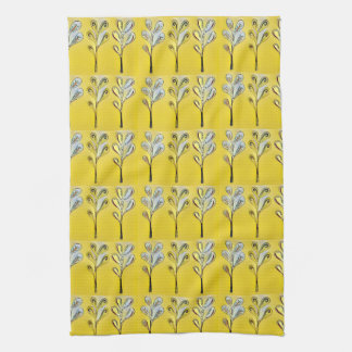 Yellow Fern Kitchen Towel Geschirrtuch