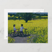 Yellow Field Kedleston Derby Postkarte (Vorne/Hinten)