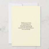 Yellow Field of Sunflowers Danke (Rückseite)