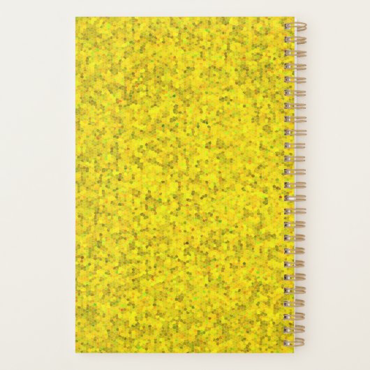 Yellow Fiesta Planner Planer (Rückseite)