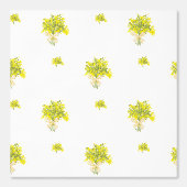 Yellow Floral Bouquet Wallpaper Tapete (Vorderseite)