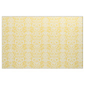 Yellow Floral Damask Stoff (Fat Quarter (45,7 x 55,9 cm))