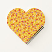 Yellow Floral Ditsy Spiritual Notebook Notizblock (Rückseite)