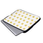 Yellow floral laptopschutzhülle (Vorne Knopf)