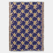 Yellow floral pattern  decke (Vorderseite Vertikal)