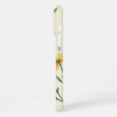 "Yellow Floral Phone Case iPhone Hülle (Linke Seite)