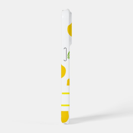 Yellow Floral Phone Case  iPhone Hülle (Rechte Seite)