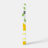 Yellow Floral Phone Case  iPhone Hülle (Linke Seite)