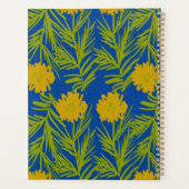 Yellow Floral Teacher School Homeschool Planer (Rückseite)