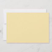 Yellow Florals Brunch mit Brautdusche Einladung (Rückseite)