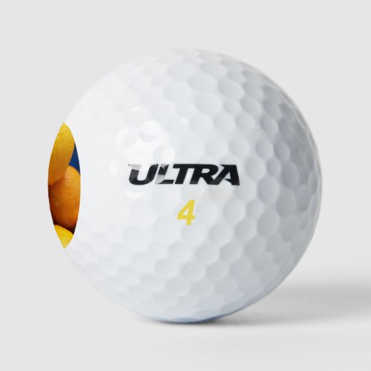 Yellow Florida Lemons Golfball (Logo)