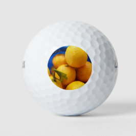 Yellow Florida Lemons Golfball