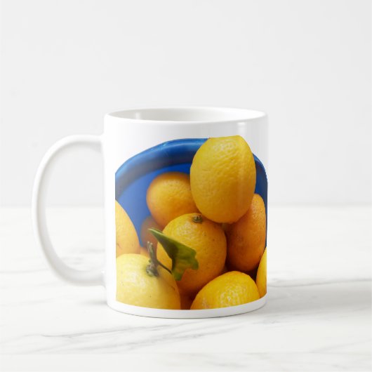 Yellow Florida Lemons Kaffeetasse (Links)