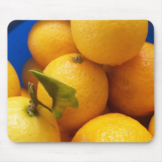 Yellow Florida Lemons Mousepad (Vorne)