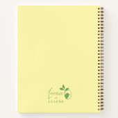 Yellow Flower Field Notizblock (Rückseite)