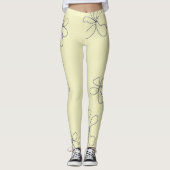 yellow flower leggings (Vorderseite)