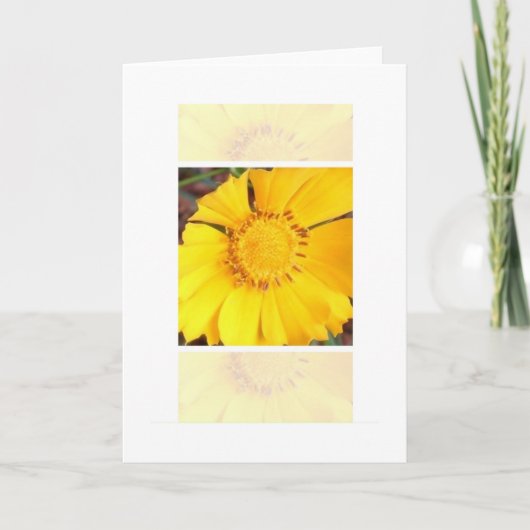 Yellow Flower - note card Karte (Vorderseite)