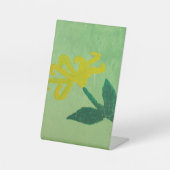 Yellow Flower Painting Sockelschild (Vorderseite)