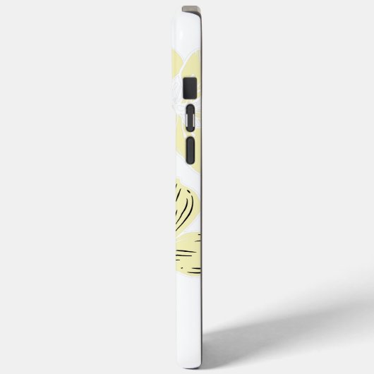 Yellow Flower Phone Case (Rückseite / Links)