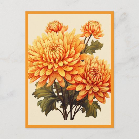 YELLOW FLOWERS #1 POSTKARTE (Vorderseite)