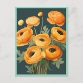 YELLOW FLOWERS #2 POSTKARTE (Vorderseite)