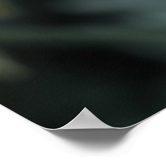 Yellow Flowers - Morning Dew Poster (Ecke)