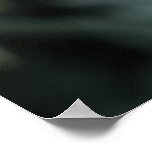 Yellow Flowers - Morning Dew Poster (Ecke)