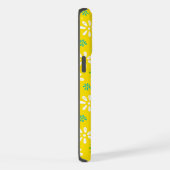 Yellow Flowers Muster iPhone 15 Pro Max Case Hülle (Rechte Seite)