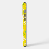 Yellow Flowers Muster iPhone 15 Pro Max Case Hülle (Linke Seite)