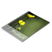 Yellow Flowers Notebook Notizblock (Linke Seite)
