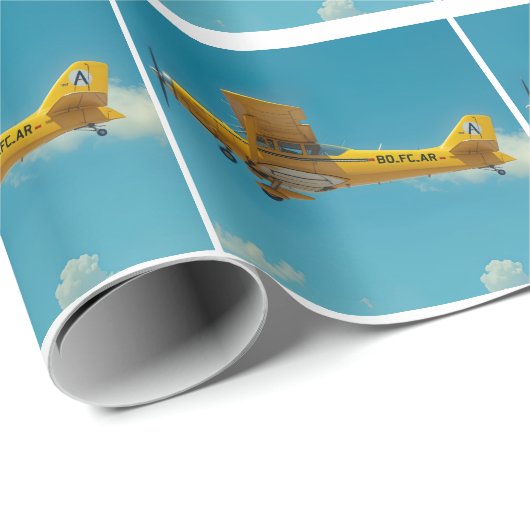 yellow flyer high geschenkpapier (Rolleneckpunkt)