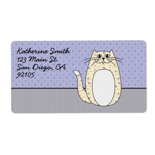 'Yellow Folk Art Cat' (Vorne)