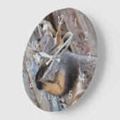 Yellow Foock Wallaby Kangaroo Australien Große Wanduhr (Winkel)