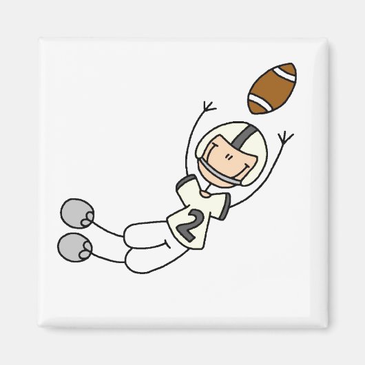 Yellow Football Player Magnet (Vorne)