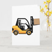 Yellow forklift karte (Gelbe Blume)