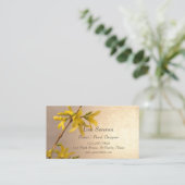 Yellow Forsythia Visitenkarte (Stehend Vorderseite)