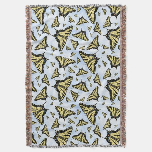 Yellow Frack Butterfets Blue Sky Decke (Vorderseite Vertikal)