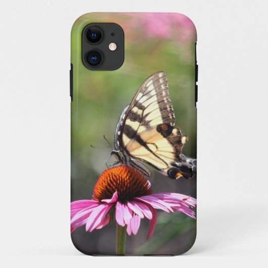 Yellow Frack Butterfly iPhone 5/5S Fall Case-Mate iPhone Hülle (Rückseite)
