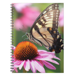 Yellow Frack Butterfly Notebook Notizblock