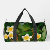 Yellow Frangipani Duffle Bag (Rückseite)