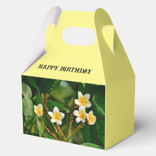 Yellow Frangipani Geschenkschachtel
